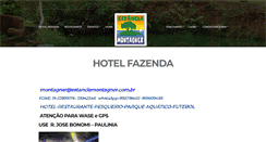 Desktop Screenshot of estanciamontagner.com.br