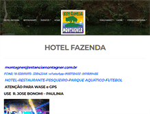 Tablet Screenshot of estanciamontagner.com.br